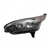 Head Lamp Driver Side Halogen Black Bezel Van/wgn Xl Model Without Adaptive Lamps For Ford Transit Connect 2014-2018(FO2502327)