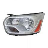 Head Lamp Driver Side Passenger/cargo Van Withchrome Trim To 9/2/15 Hq For Ford Transit T-150 Cargo Van 2015-2016(FO2502329)