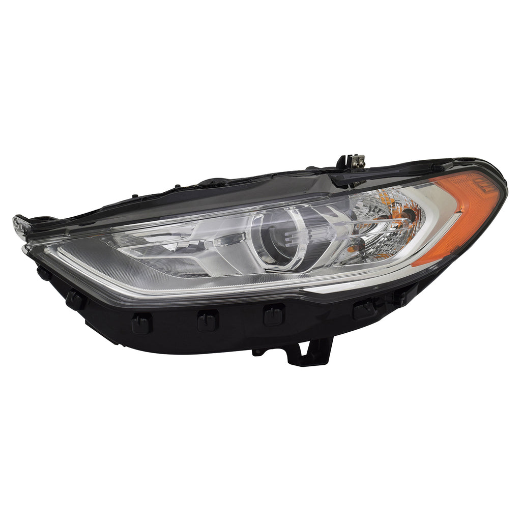 CAPA Certified Driver Side Halogen Headlight Assembly For Ford Fusion 2017-2020(FO2502348C)