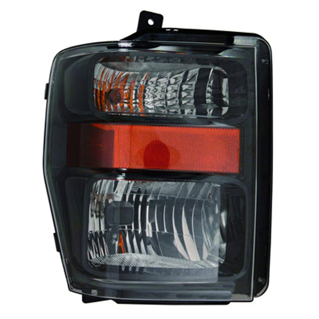 CAPA Certified Passenger Side Aero Headlight Assembly For Ford Pickup F450 Superduty 2008-2010(FO2503285C)