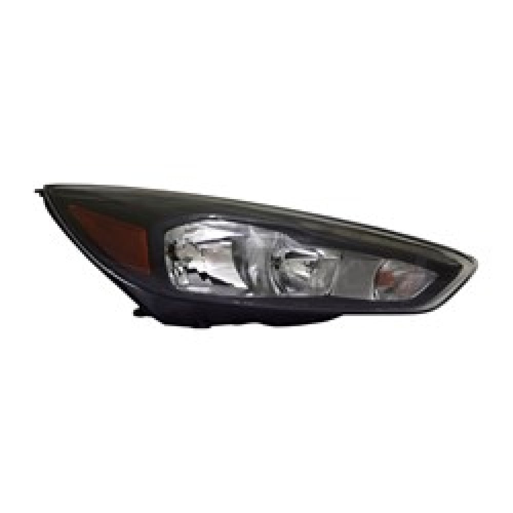 Head Lamp Passenger Side Halogen Withblack Bezel/led Drl Hq For Ford Focus 2015-2015(FO2503338)
