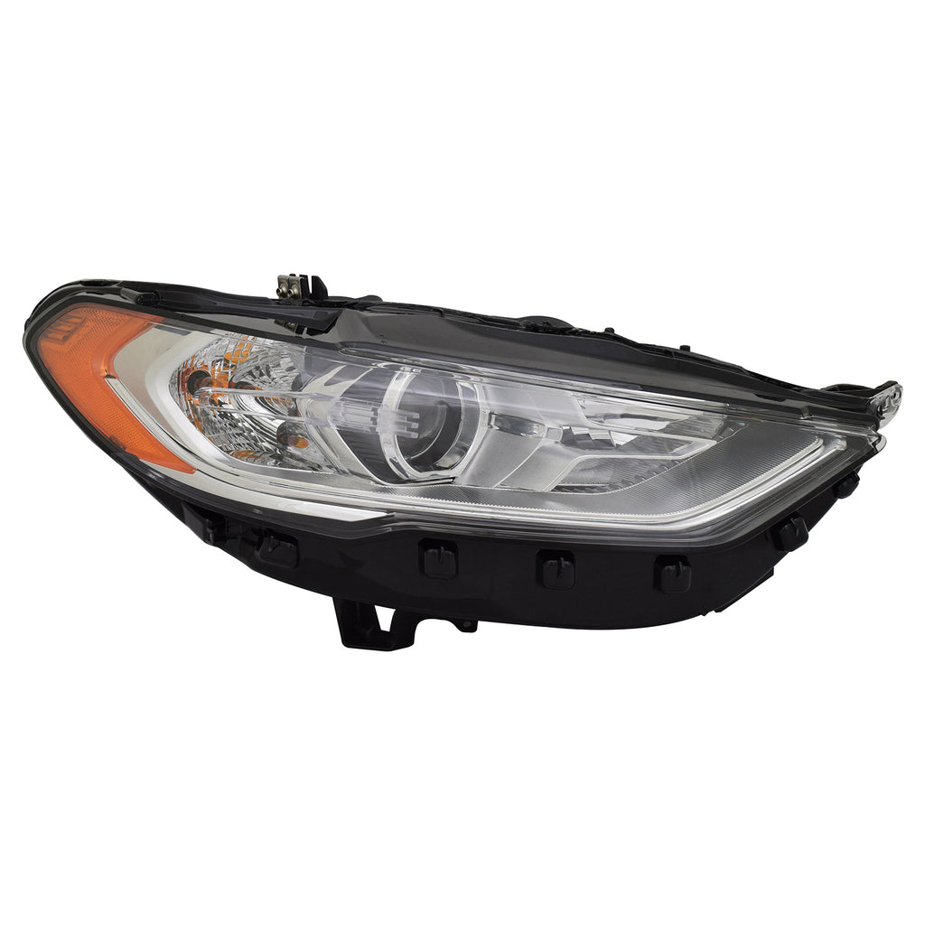 CAPA Certified Passenger Side Halogen Headlight Assembly For Ford Fusion 2017-2020(FO2503348C)