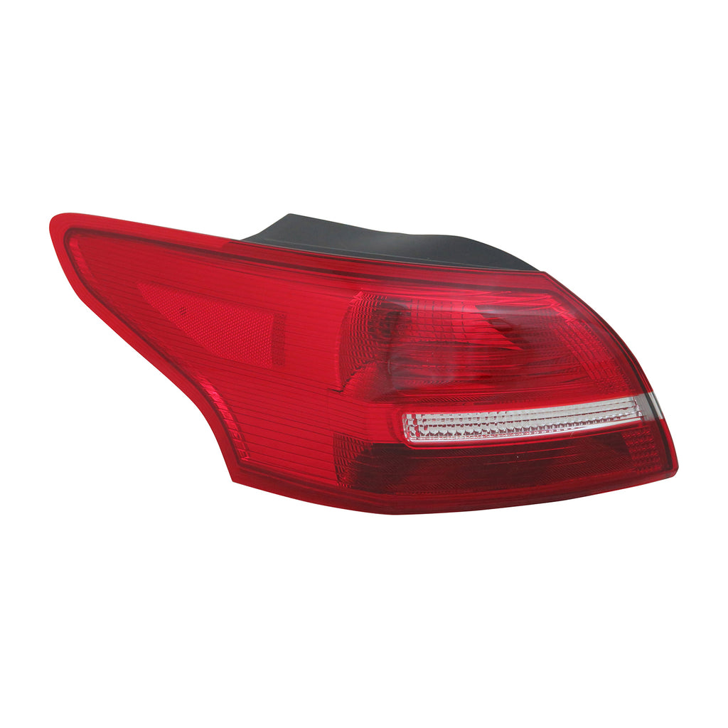 CAPA Certified Driver Side Outer Tail Light Assembly For Ford Focus 2015-2018(FO2804114C)