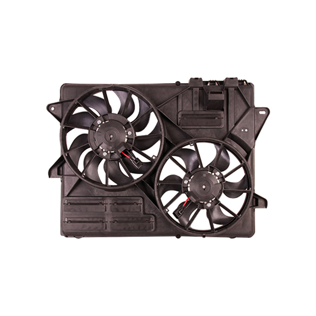 Radiator And Condenser Fan Assembly With Two Fans Side By Side For Ford Mustang 2015-2020(FO3115205)