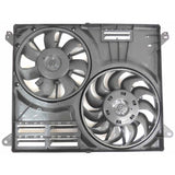 Radiator And Condenser Fan Assembly With Two Fans Side By Side For Ford Edge 2015-2022(FO3115223)