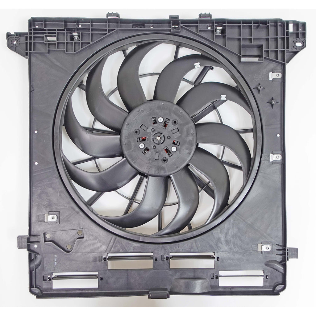 Radiator And Condenser Fan Assembly With One Big Fan For Ford Explorer Police Interceptor 2020-2023(FO3115240)