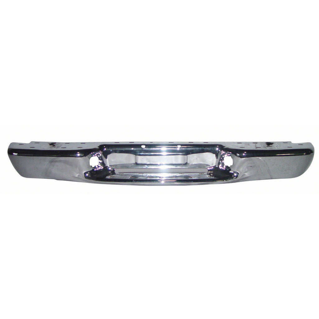 Step Bumper Face Bar Chrome Fltsd For Chevrolet S10 Pickup 2000-2004(GM1102415V)