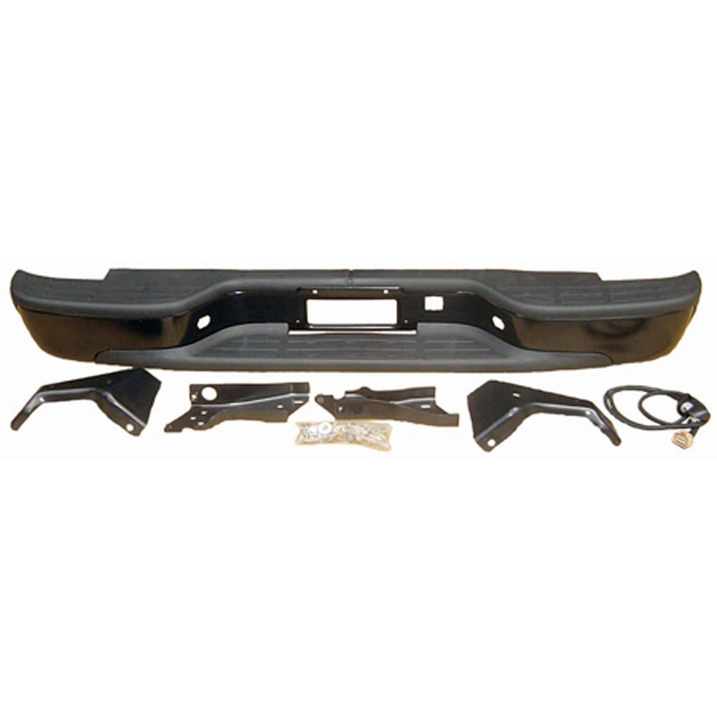 Rear Step Bumper Assembly For Chevrolet Pickup Chevy Silverado 2000-2005(GM1103125V)