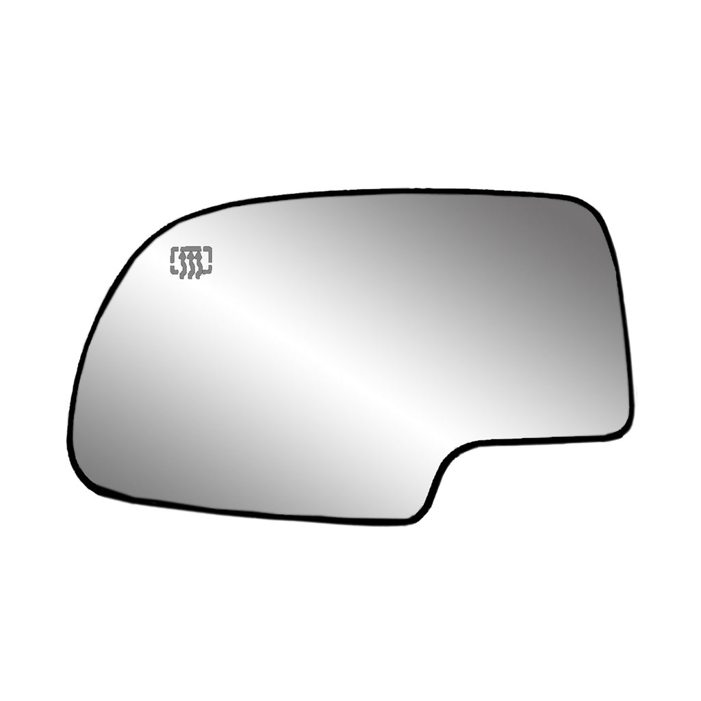 Driver Side Door Mirearor Glass Assembly [encased In Backing] For Chevrolet Pickup Chevy Silverado Classic 2007-2007(GM1324108)