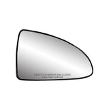 Passenger Side Door Mirearor Glass Assembly [encased In Backing] For Chevrolet Malibu 2004-2008(GM1325112)
