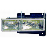 CAPA Certified Driver Side Composite Headlight Assembly For Chevrolet Pickup Chevy Fullsize C/k 2000-2002(GM2502101C)