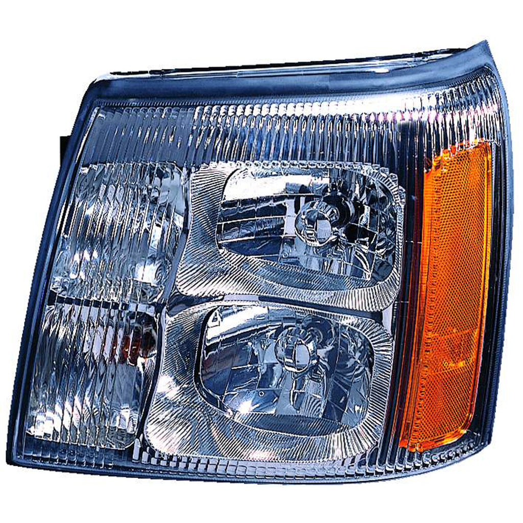 CAPA Certified Driver Side Halogen Headlight Assembly For Cadillac Escalade 2002-2002(GM2502232C)