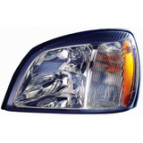 CAPA Certified Driver Side Headlight Assembly For Cadillac Deville Fwd 2004-2005(GM2502240C)