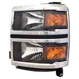 Reconditioned Oe Driver Side Halogen Reflector Type Headlight Assembly For Chevrolet Pickup Chevy Silverado 1500 2014-2015(GM2502410R)