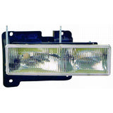 CAPA Certified Passenger Side Composite Headlight Assembly For Chevrolet Pickup Chevy Fullsize C/k 2000-2002(GM2503101C)