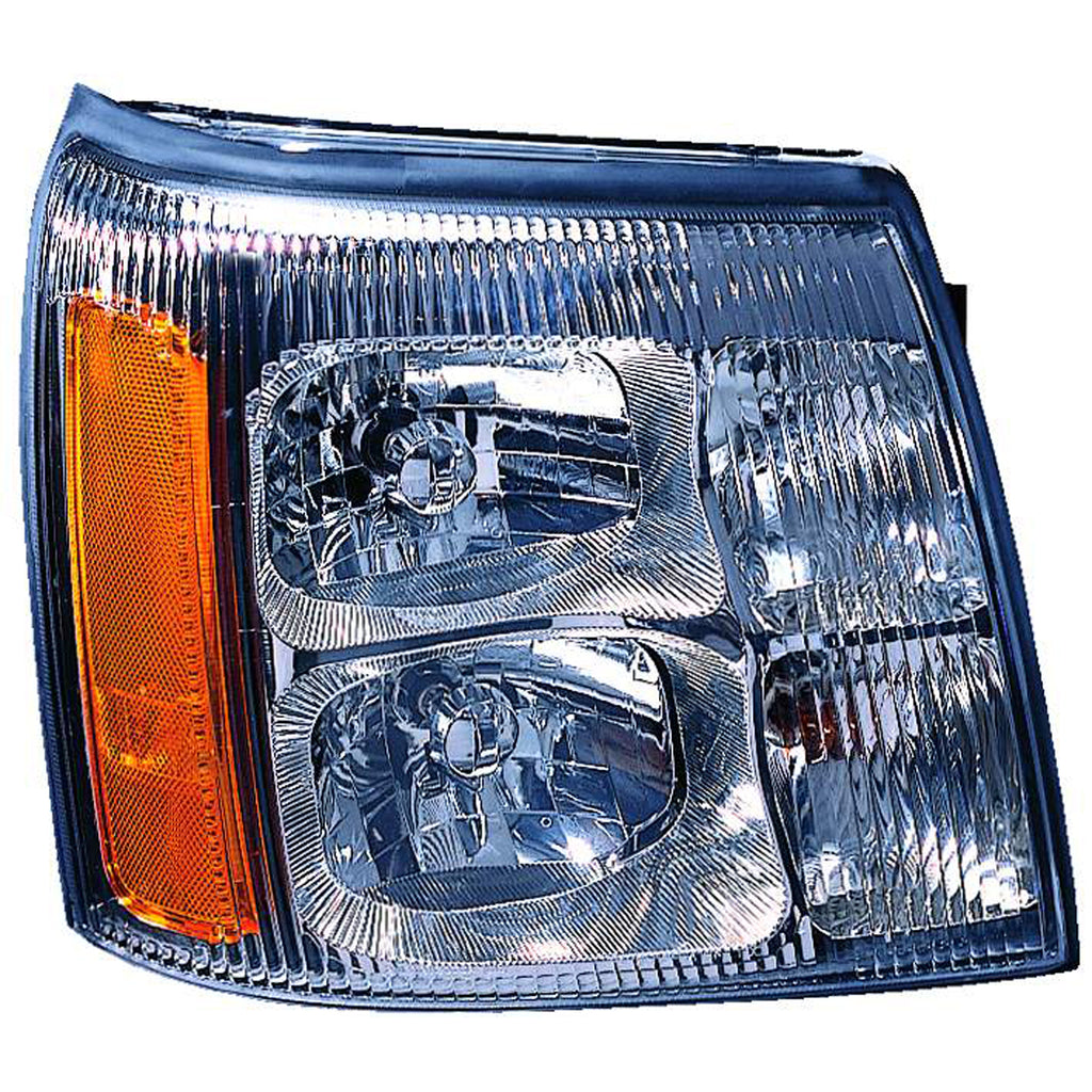 CAPA Certified Passenger Side Halogen Headlight Assembly For Cadillac Escalade 2002-2002(GM2503232C)