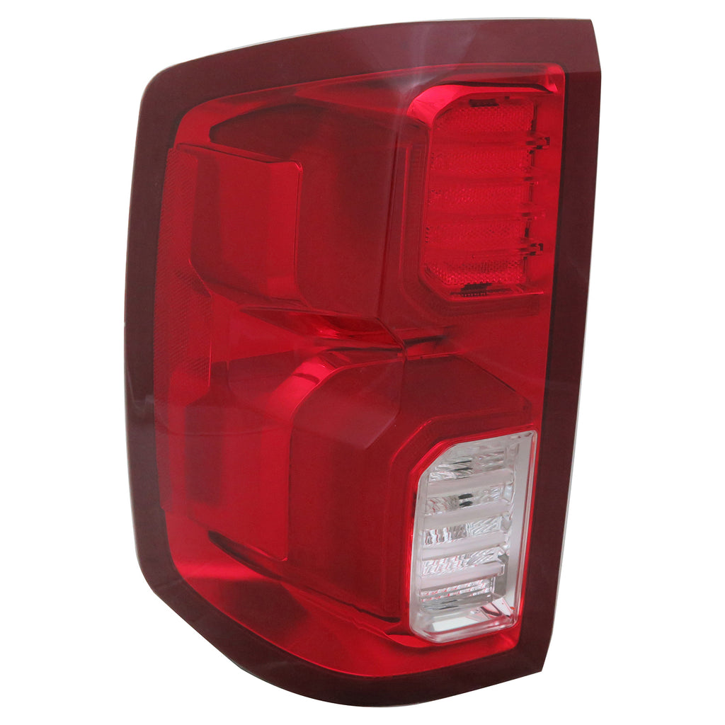 CAPA Certified Driver Side Tail Light Assembly For Chevrolet Pickup Chevy Silverado 1500 2016-2018(GM2800294C)