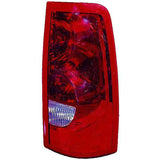 CAPA Certified Passenger Side Tail Light Lens And Housing For Chevrolet Pickup Chevy Silverado 2003-2003(GM2801161C)