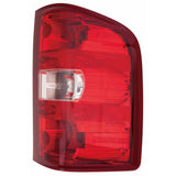 CAPA Certified Passenger Side Tail Light Assembly For Chevrolet Pickup Chevy Silverado 25-3500 2011-2014(GM2801249C)