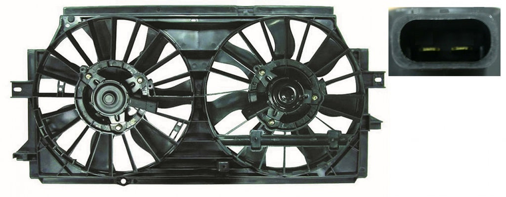 Radiator Fan Assembly 3.1l/3.8 L For Buick Century 2000-2001(GM3115116)