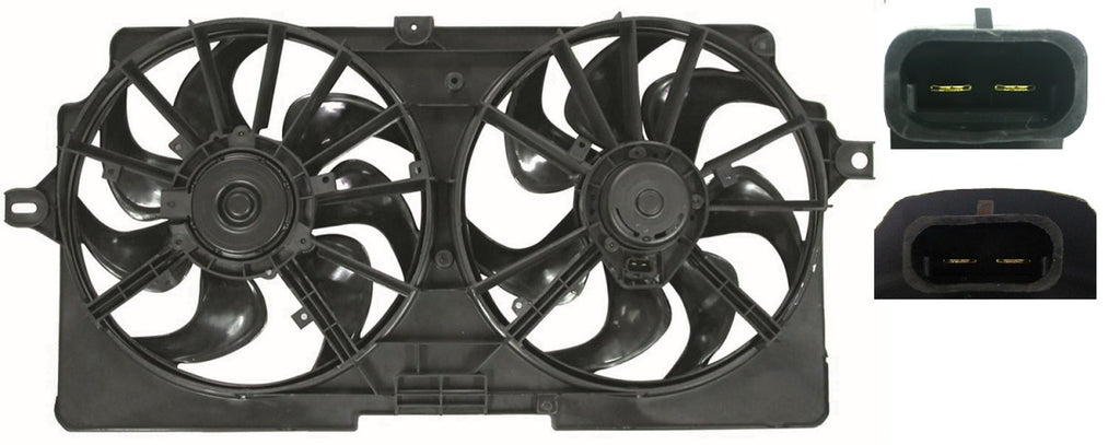 Radiator Fan Assembly 3.1 L For Pontiac Grand Prix 2000-2003(GM3115117)