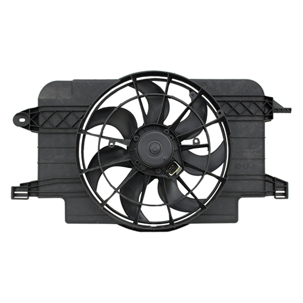Radiator And Condenser Fan Assembly With One Big Fan For Saturn Saturn S (all 2000-02) 2000-2002(GM3115121)