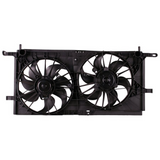 Radiator And Condenser Fan Assembly With Two Fans Side By Side Heavy Duty For Buick Rendezvous 2002-2007(GM3115137)