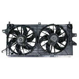 Radiator And Condenser Fan Assembly With Two Fans Side By Side For Buick Allure (canada) 2007-2009(GM3115144)