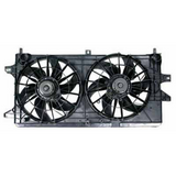 Radiator And Condenser Fan Assembly With Two Fans Side By Side For Buick Allure (canada) 2007-2009(GM3115144)