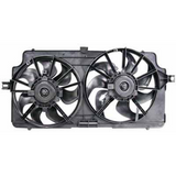 Radiator And Condenser Fan Assembly With Two Fans Side By Side For Oldsmobile Intrigue 2000-2002(GM3115153)