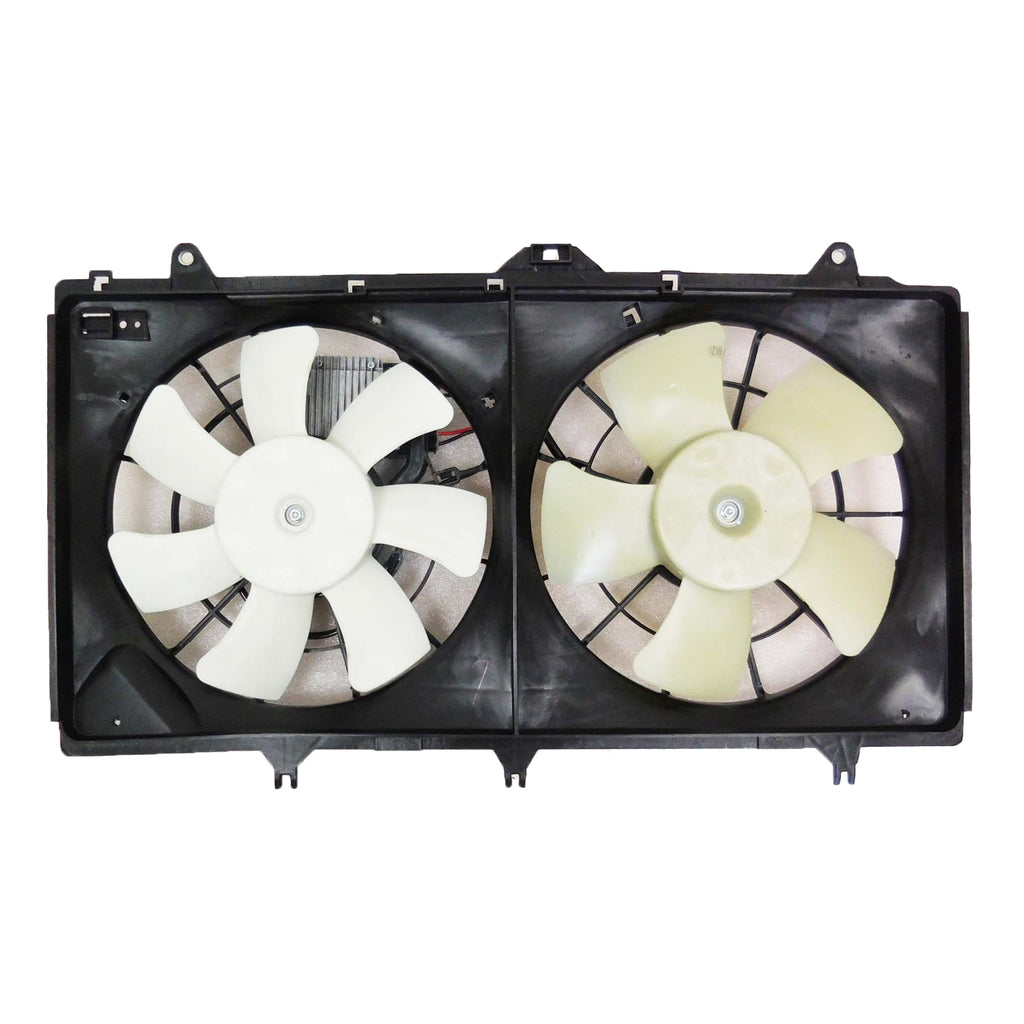 Radiator And Condenser Fan Assembly With Two Fans Side By Side For Chevrolet Caprice Ppv 2012-2017(GM3115311)