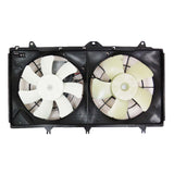 Radiator And Condenser Fan Assembly With Two Fans Side By Side For Chevrolet Caprice Ppv 2012-2017(GM3115311)
