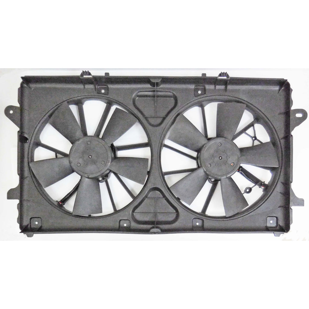 Radiator And Condenser Fan Assembly With Two Fans Side By Side 5.3/6.2 Liter V8 For Chevrolet Pickup Chevy Silverado 1500 2019-2022(GM3115319)