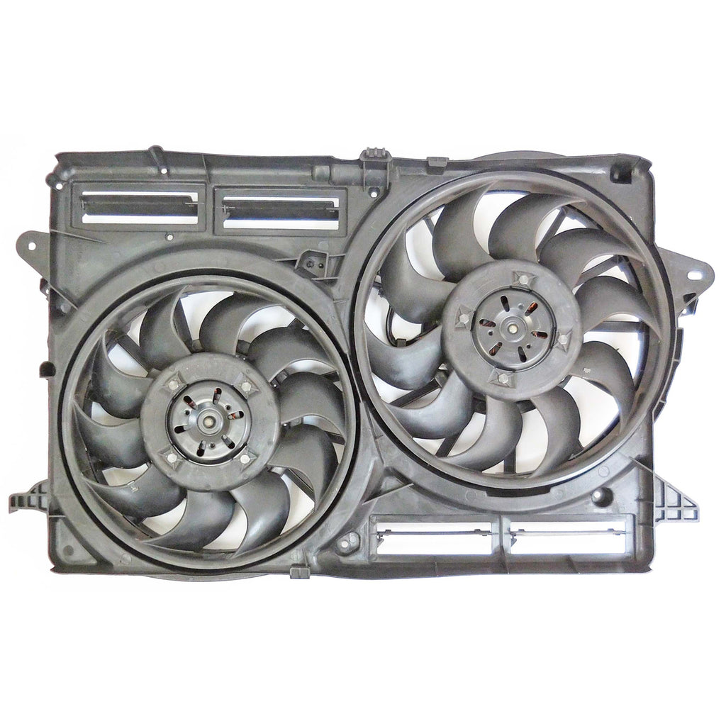 Radiator And Condenser Fan Assembly With Two Fans Side By Side 3.6 Liter V6 For Buick Lacrosse 2017-2019(GM3115320)