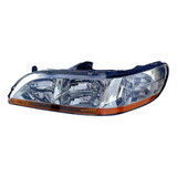 CAPA Certified Driver Side Headlight Assembly For Honda Accord Coupe 2001-2002(HO2502117C)