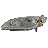 CAPA Certified Driver Side Headlight Lens And Housing For Honda Civic Coupe 2004-2005(HO2502121C)