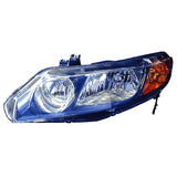 CAPA Certified Driver Side Headlight Lens And Housing For Honda Civic Sedan 2006-2008(HO2502125C)