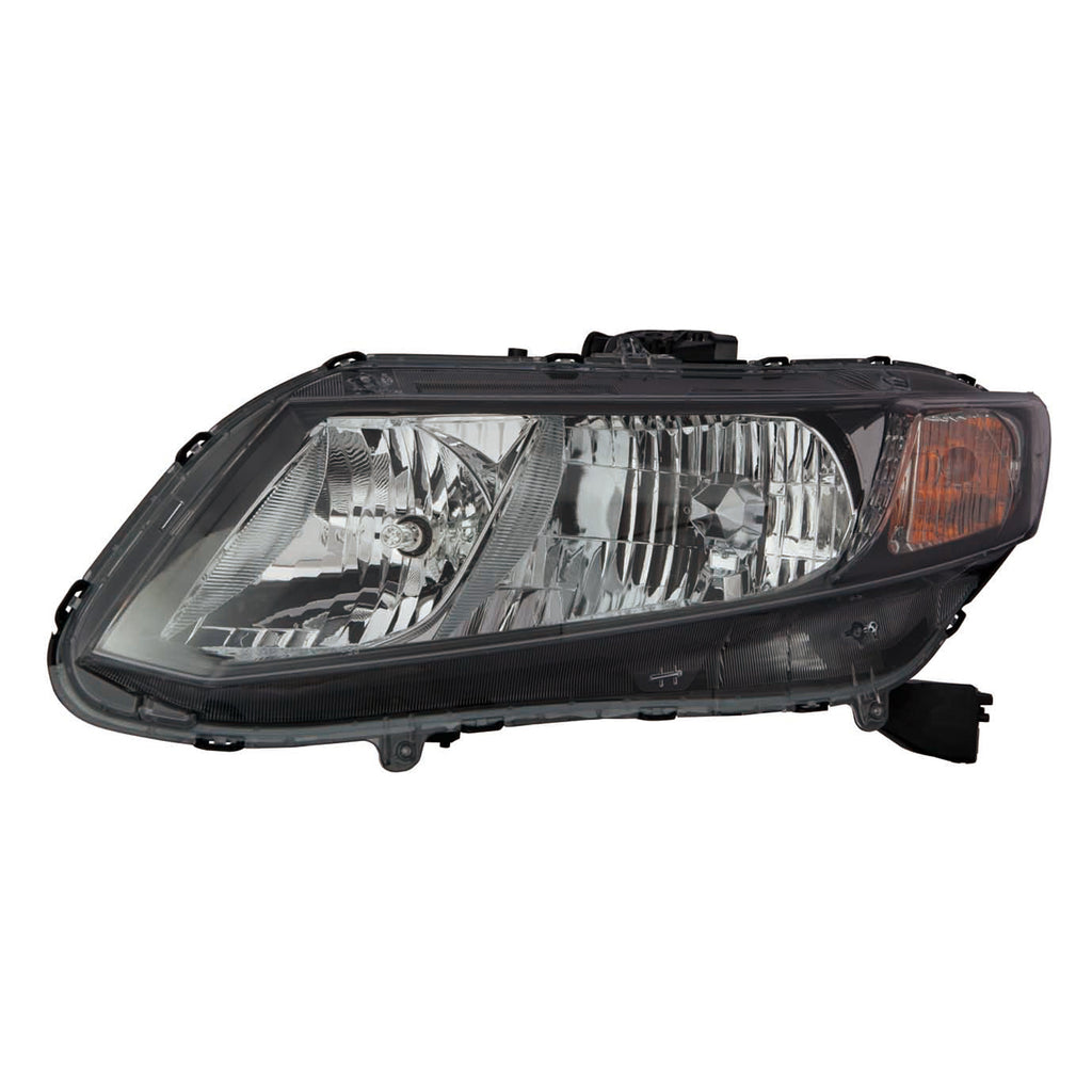 CAPA Certified Driver Side Headlight Assembly For Honda Civic Hybrid 2013-2015(HO2502150C)