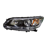 CAPA Certified Driver Side Halogen Headlight Assembly For Honda Accord Sedan 2013-2015(HO2502156C)