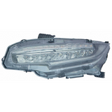 CAPA Certified Driver Side Led Headlight Assembly For Honda Civic Hatchback Type-r 2017-2021(HO2502176C)