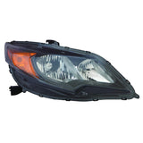 OEM Passenger Side Halogen Headlight Assembly For Honda Civic Coupe 2014-2015(HO2503163OE)