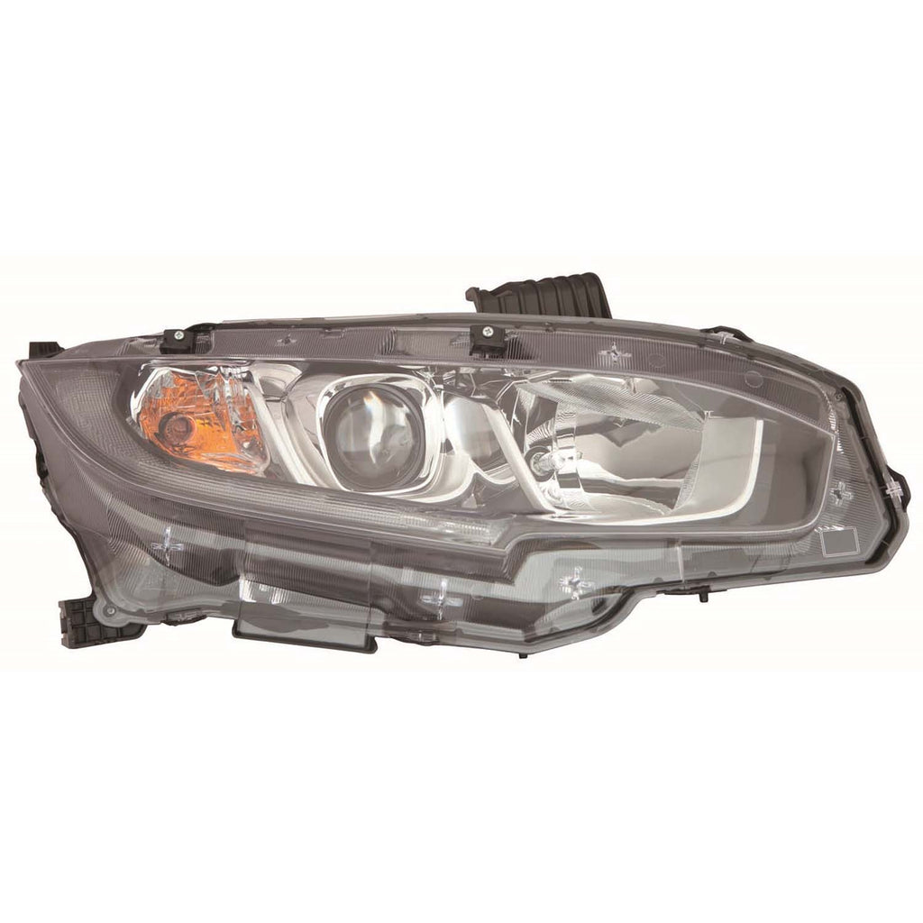 CAPA Certified Passenger Side Halogen Headlight Assembly For Honda Civic Hatchback 2017-2021(HO2503173C)
