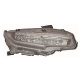Passenger Side Led Headlight Assembly For Honda Civic Hatchback Type-r 2017-2021(HO2503176)