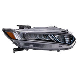 Head Lamp Passenger Side Withled Low Beam/halogen High Beam Hq For Honda Accord Hybrid 2018-2020(HO2503196)