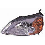CAPA Certified Driver Side Headlight Lens And Housing For Honda Civic Coupe 2001-2003(HO2518102C)