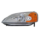 Reconditioned Oe Driver Side Headlight Lens And Housing For Honda Civic Coupe 2001-2003(HO2518102R)