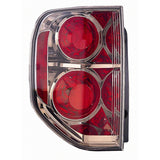 CAPA Certified Driver Side Tail Light Lens And Housing For Honda Pilot 2006-2008(HO2800162C)