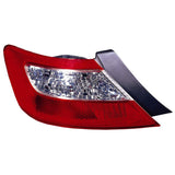 CAPA Certified Driver Side Tail Light Lens And Housing For Honda Civic Coupe 2006-2008(HO2800165C)