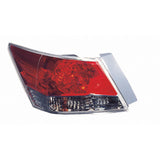 CAPA Certified Driver Side Tail Light Assembly For Honda Accord Sedan 2008-2012(HO2800172C)