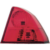 CAPA Certified Passenger Side Outer Tail Light Lens And Housing For Honda Civic Hybrid 2003-2005(HO2801153C)